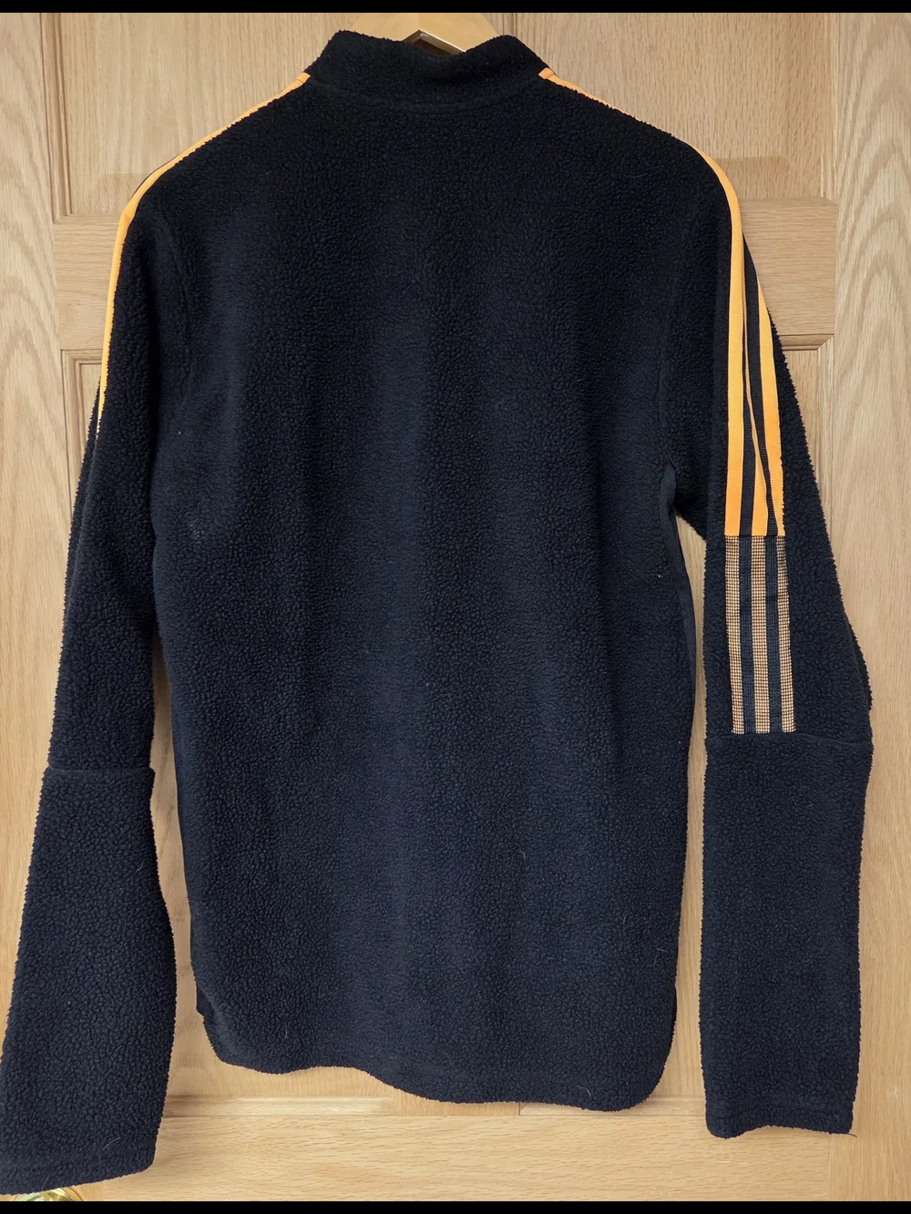 Adidas Tiro Winterized Sherpa Full Zip Sports Jacket Black Mens Sz M‎